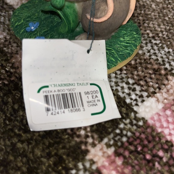 Fitz & Floyd Charming Tails “Peek A Boo In The Posies” Special Edition - 1998 - Picture 5 of 11